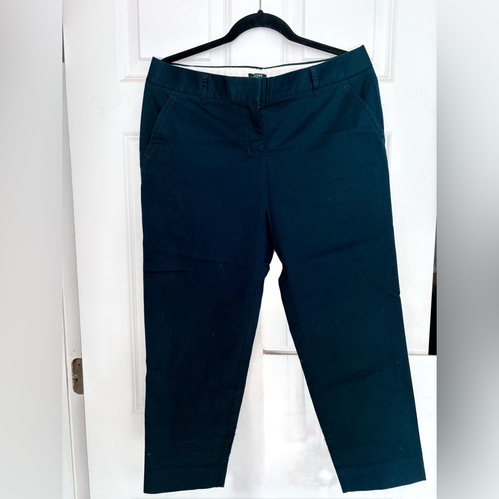 J. Crew Dark Navy Ankle Length Pants